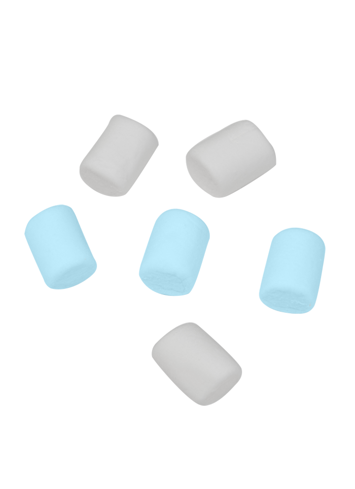 Mini Marshmallow Bianco e Azzurro – 1 Kg – Papillon Caramelle